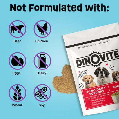 Dinovite for Large Dogs - 90 Day Supply (45-75 lbs)